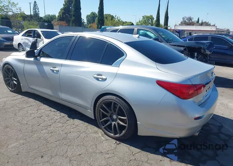 2014 Infiniti Q50 Premium z USA, uszkodzony, nr VIN JN1BV7APXEM687604